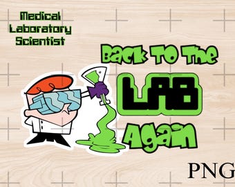 Laboratorio de Dexter Científico de laboratorio médico PNG