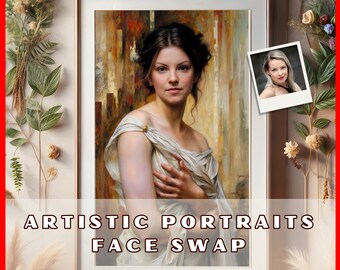 Feminine Beauty Oil Painting | Personalized Woman Art Print | Unforgettable Gift