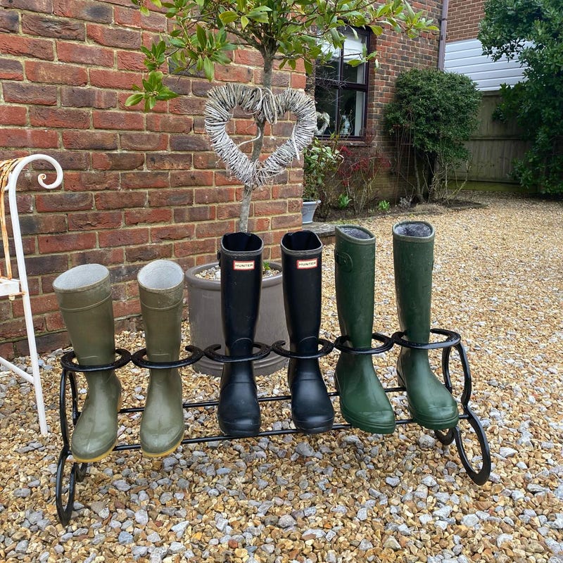 Horseshoe Boot Rack - Etsy