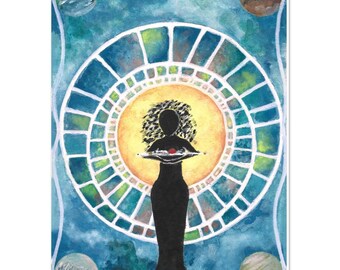 Sola - Music of the Spheres - Fine Art Poster - 13x18 cm / 5x7″