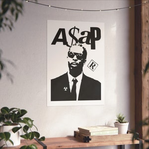 ASAP Rcky Poster, Asap Graphic wall art, Rocky Merch, Rap Poster, vintage, unisex gift, Concert T-Shirt