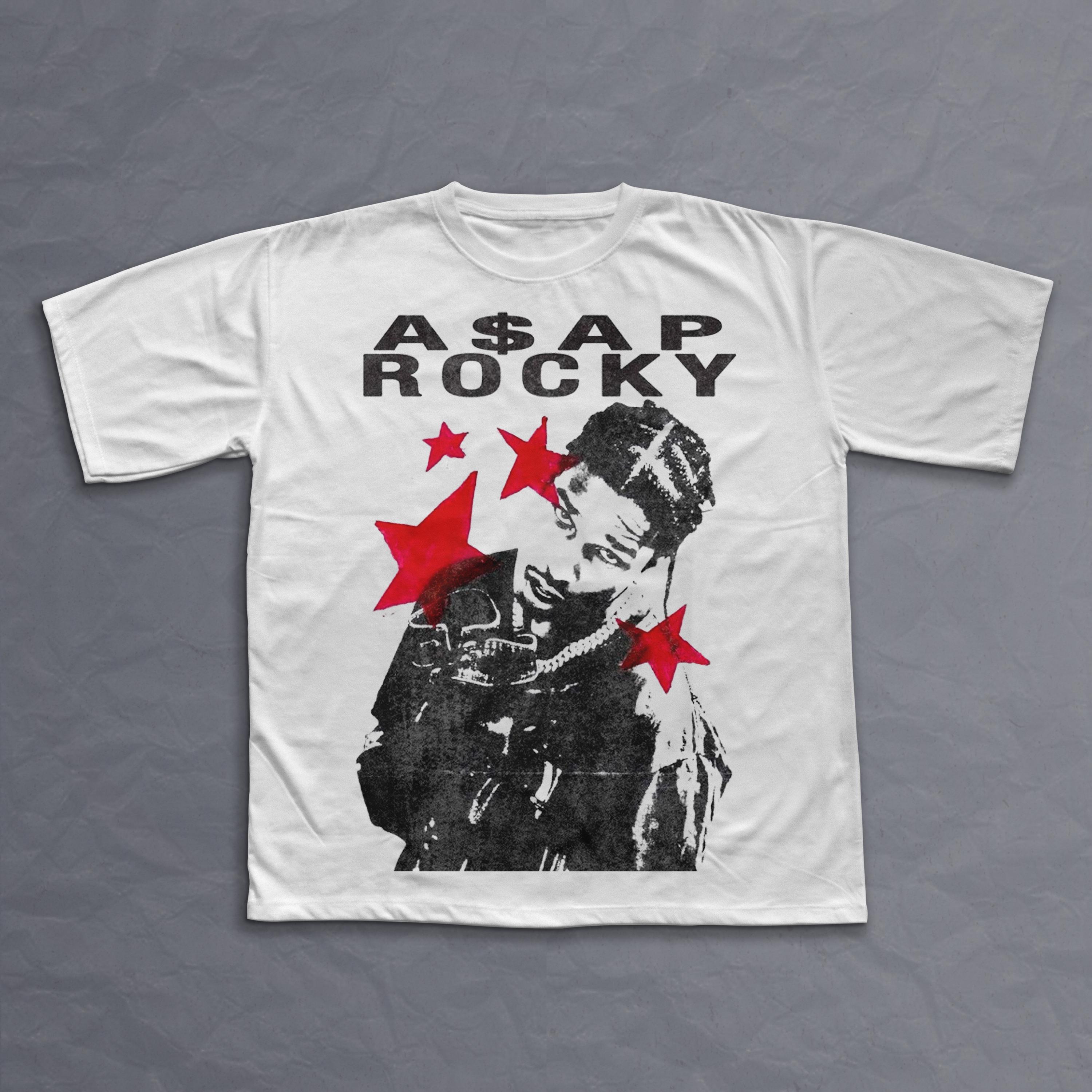 Asap Rocky Flag Shirt RARE HTF Asap Rocky X H&M Collab Long Live A$AP