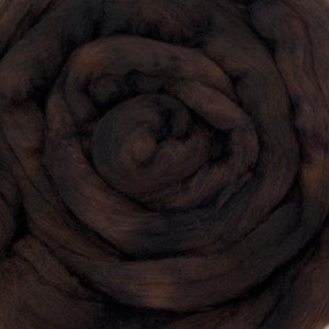 Columbian Roast - 2 oz repeatable semisolid wool top, Polwarth, Merino, Targhee, BFL, Falkland, felting, spinning, weaving