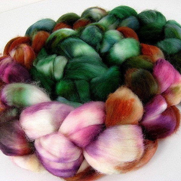 SALE Day's End (Charlotte)- Superwash Merino combed top roving 4 oz