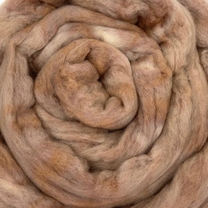 Suede - 2 oz repeatable semisolid wool top, Polwarth, Merino, Targhee, BFL, Falkland, felting, spinning, weaving