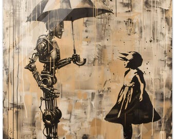 Custom Wall Art | Abstract Art | Acrylic Print Wall Art | Banksy Style Wall Art | Graffiti Style Wall Art | Steampunk Wall Art