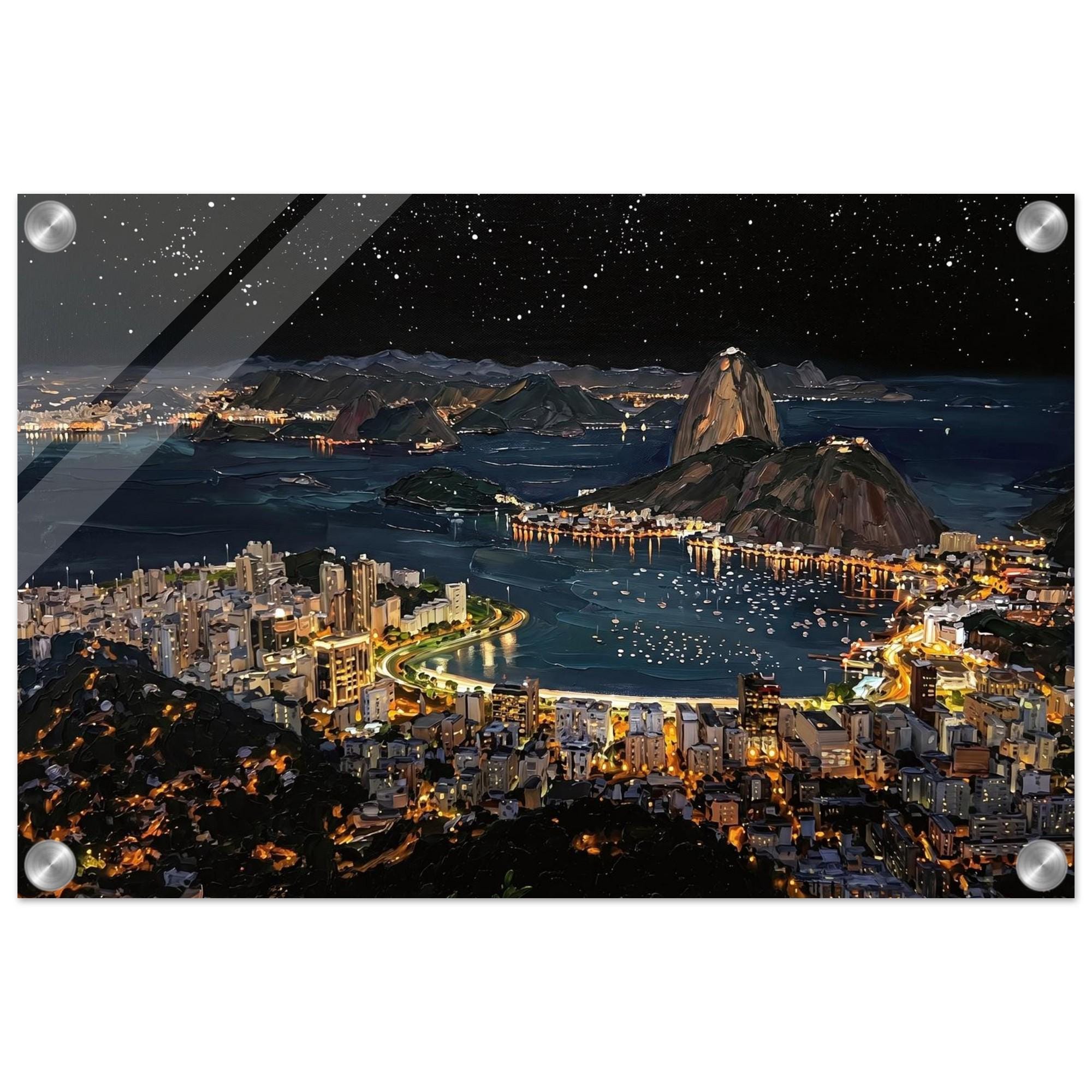 Rio De Janeiro Oil Painting - Etsy