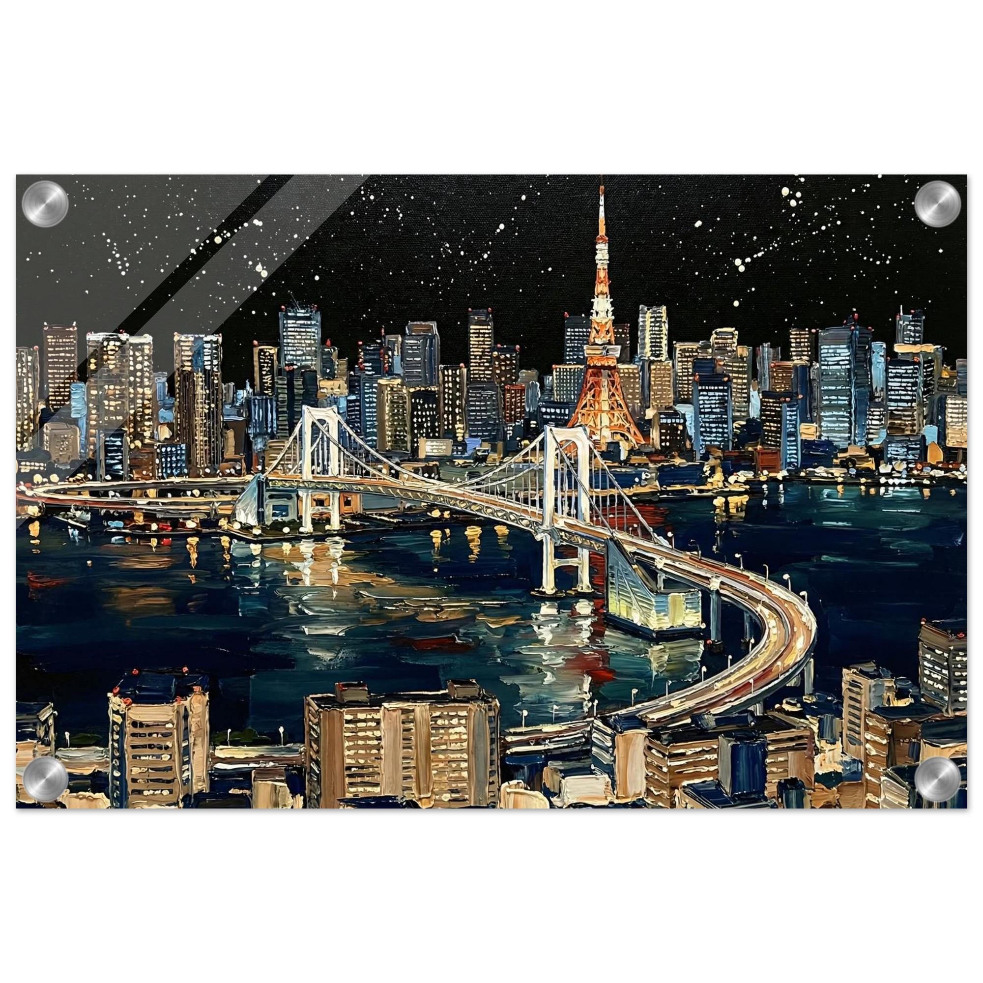 Tokyo Oil Painting - Etsy