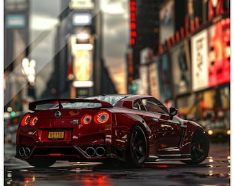 Nissan GTR R35 Acrylic Print | Wall Art Acrylic Print | Wall Art