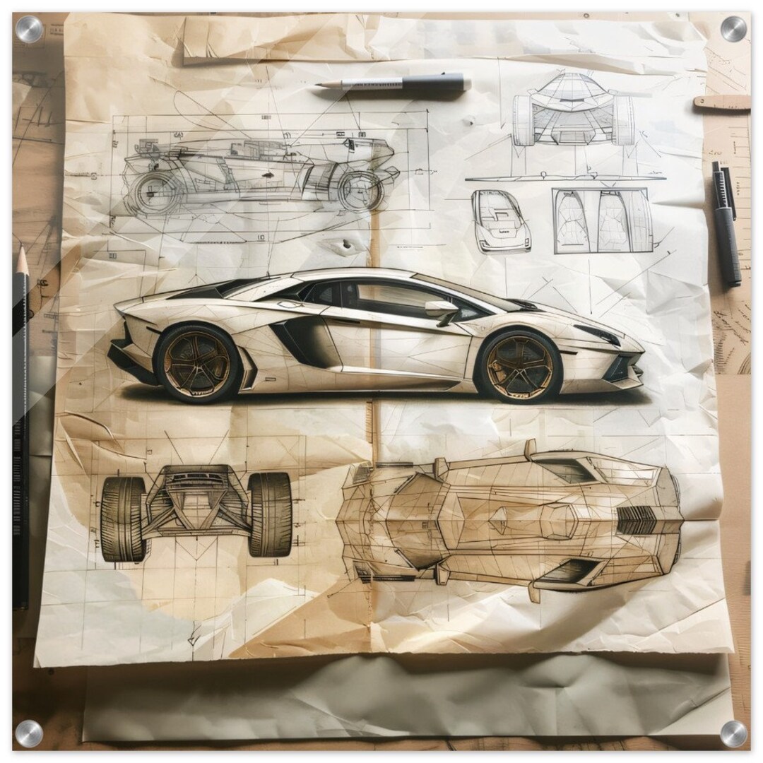 Red Lambo Aventador Precision and Performance Combined, image size:1080x1080