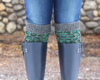 Hyde Park Legwarmers and Boot Cuffs Knitting Pattern