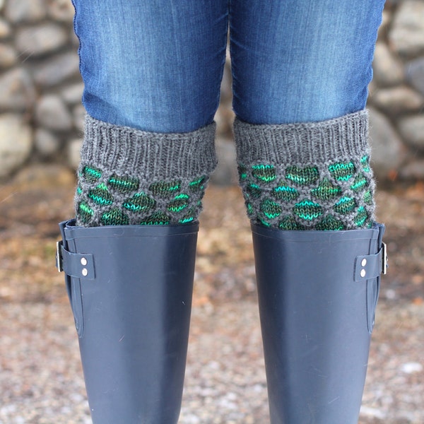 Hyde Park Legwarmers and Boot Cuffs Knitting Pattern