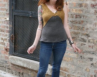 The Loop Entrelac Top Knitting Pattern