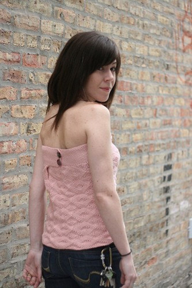 Traverse City Tube Top Knitting Pattern Etsy