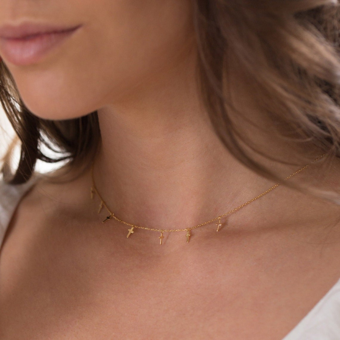 Brenna Cross Necklace
