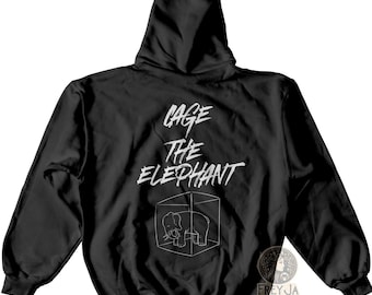Cage The Elephant Exclusive Hoodie - Unisex Indie Music Band Merch - Music Lover Gift - Melophobia Album Sweatshirt
