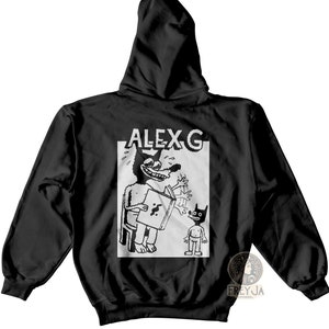Alex G Exclusive Hoodie - Unisex Indie Music Merch - Rock Music Apparel Gift - I Saw the TV Glow Album Sweatshirt