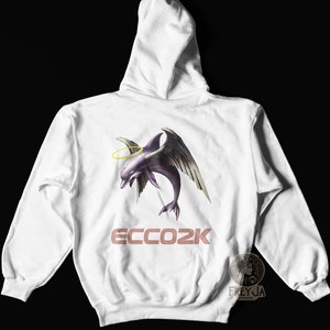 Ecco2k Exclusive Hoodie - Unisex Rap Music Merch - Music Lover Apparel Gift - Drain Gang Hooded Sweatshirt - Bladee Shirt