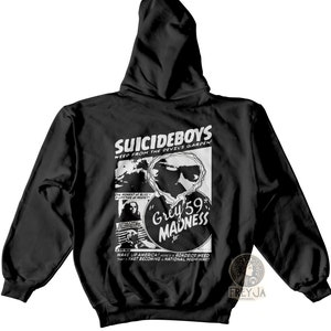Suicideboys Exclusive Hoodie - Unisex Rap Music Merch - Hip Hop Apparel Gift - G59 Shirt - Ghostemane Poster - Bones Tee