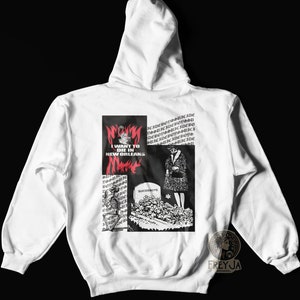Suicideboys Exklusiv Hoodie - Jag Vill Dö i New Orleans Album - Hiphop Klädgåva - G59 Merch - Rapmusik T-shirt