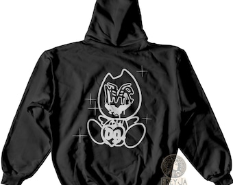 Nine Vicious for Nothing Leopard Hoodie Merch | Y2K Nettspend
