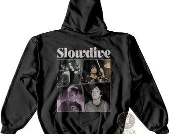 Sudadera con capucha exclusiva de Slowdive: mercancía unisex de bandas de música indie, ropa de regalo de música alternativa, sudadera con capucha con el álbum Souvlaki