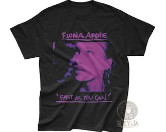 Fiona Apple Exclusive T-Shirt - Unisex Alternative Music Merch - Printed Music Apparel Gift - Fast As You Can Album Tee
