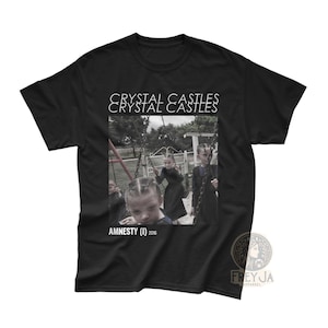 Crystal Castles T-Shirt, Unisex Music Band Fan Shirt, Amnesty Album Tee, Alternative Music Merch, Concert Apparel