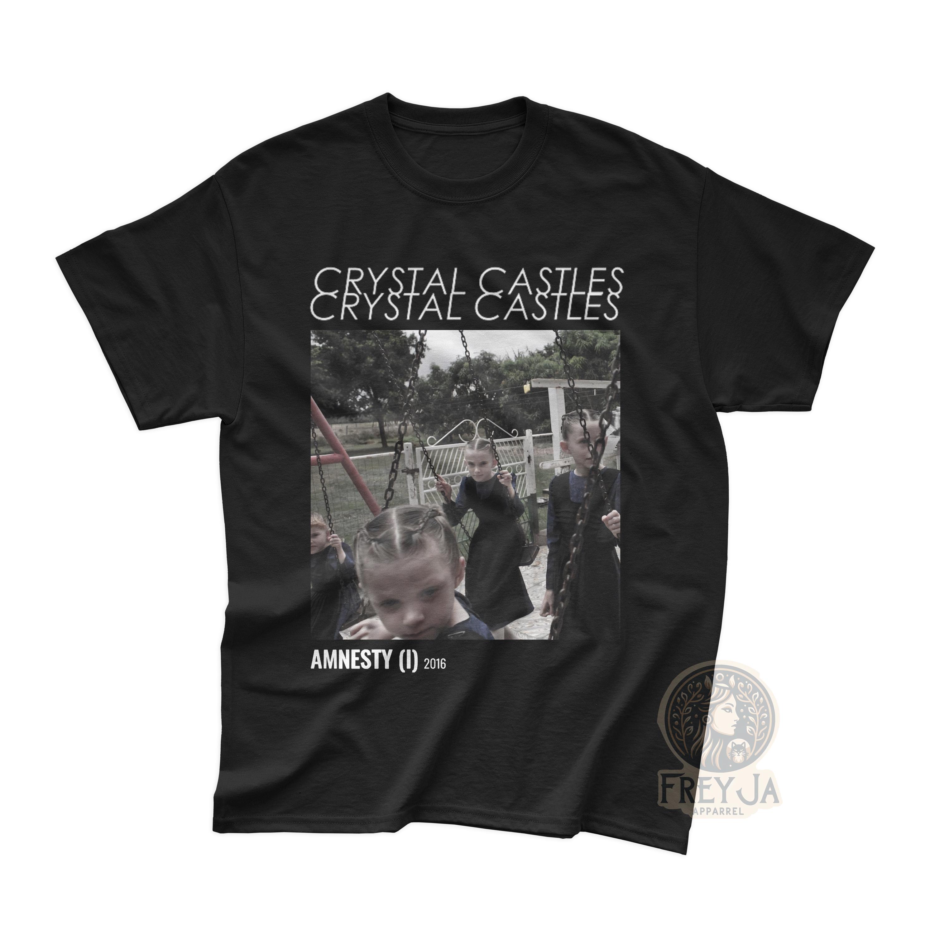 Crystal Castles T-shirt, Unisex Music Band Fan Shirt, Amnesty
