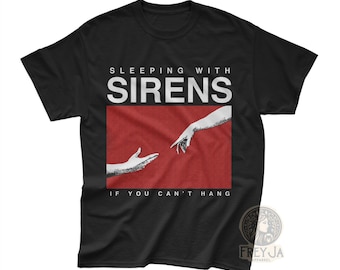 Camiseta "Durmiendo con sirenas" - Camiseta unisex de banda de rock - Merchandising de conciertos de metal