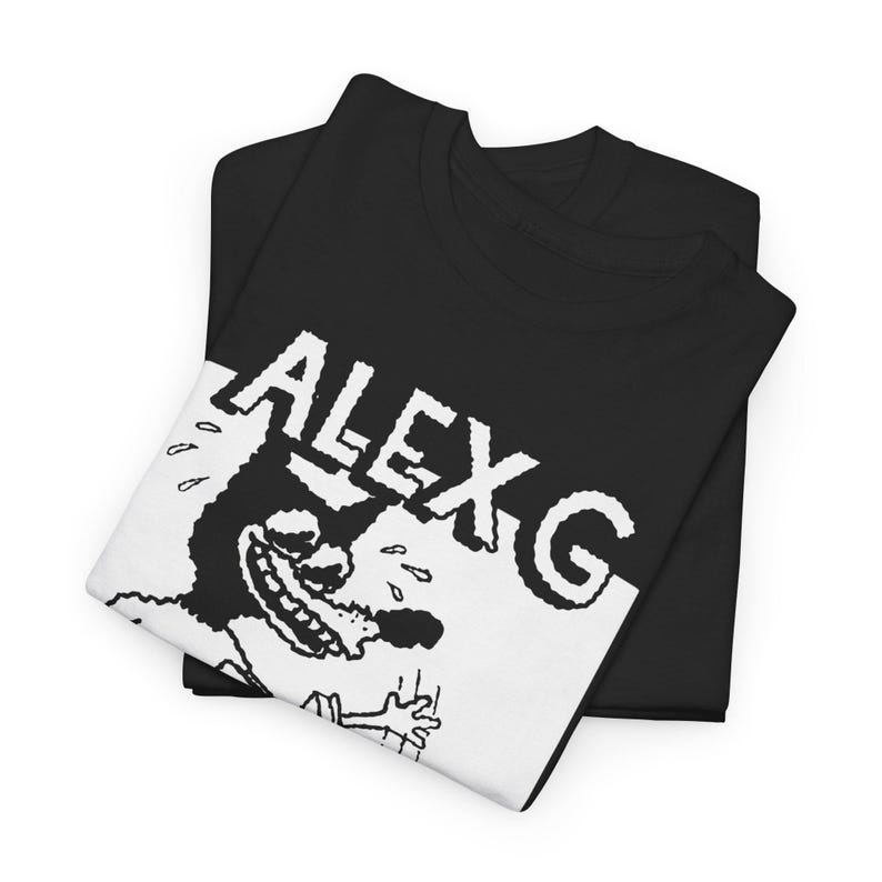 Exclusief T-shirt Alex G - Unisex indiemuziekmerchandise - Rockmuziekkledingcadeau - I Saw the TV Glow Album-T-shirt afbeelding 4