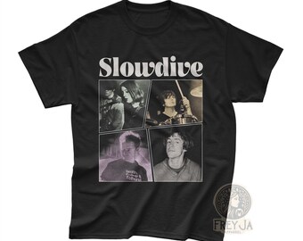 Slowdive Unisex T-shirt - Music Band Graphic Tee - Souvlaki Album