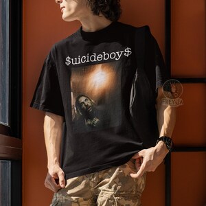 Suicideboys T-shirt - Unisex Rap Music Merch - G59 Tee - Scrim, Ruby da Cherry Poster - Hiphop-kläder Gåva bild 2