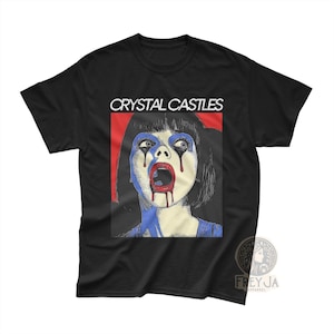 Crystal Castles Music T-Shirt, Indie Band Tee, Music Lover Gift, Unisex Graphic Shirt, Festival Apparel