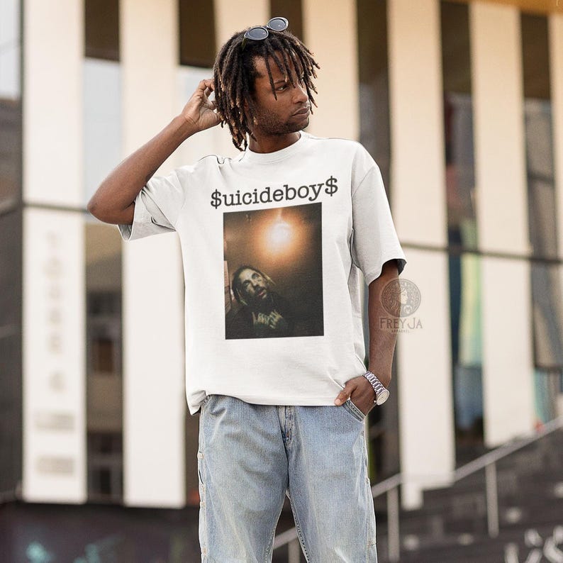 Suicideboys T-shirt - Unisex Rap Music Merch - G59 Tee - Scrim, Ruby da Cherry Poster - Hiphop-kläder Gåva bild 5