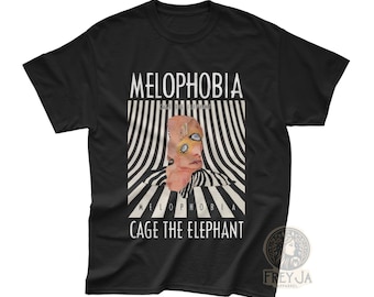 Cage The Elephant Exclusive T-Shirt - Unisex Rock Music Band Merch - Music Apparel Gift - Melophobia Album Tee