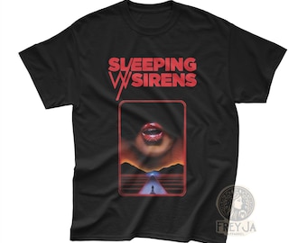 Camiseta "Durmiendo con sirenas" - Camiseta unisex de banda de rock - Regalo de ropa para conciertos