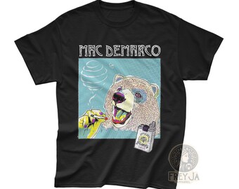 Camiseta exclusiva de Mac Demarco - Five Easy Hot Dogs - Ropa de regalo de música independiente - Merchandising de Mac Demarco