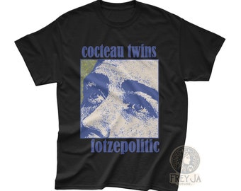 Cocteau Twins Exclusive T-Shirt - Heaven or Las Vegas Album - Fotzepolitic - Rock Music Band Merch - Indie Apparel Gift