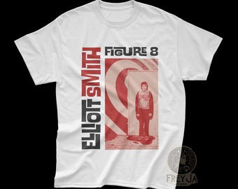 Elliott Smith Exclusive T-Shirt - Unisex Indie Music Merch - Indie Folk Music Gift - Figure 8 Album Tee