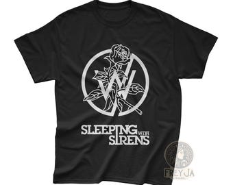 Camiseta "Durmiendo con sirenas" - Merchandising unisex de música rock - Camiseta de banda de metal - Ropa de concierto