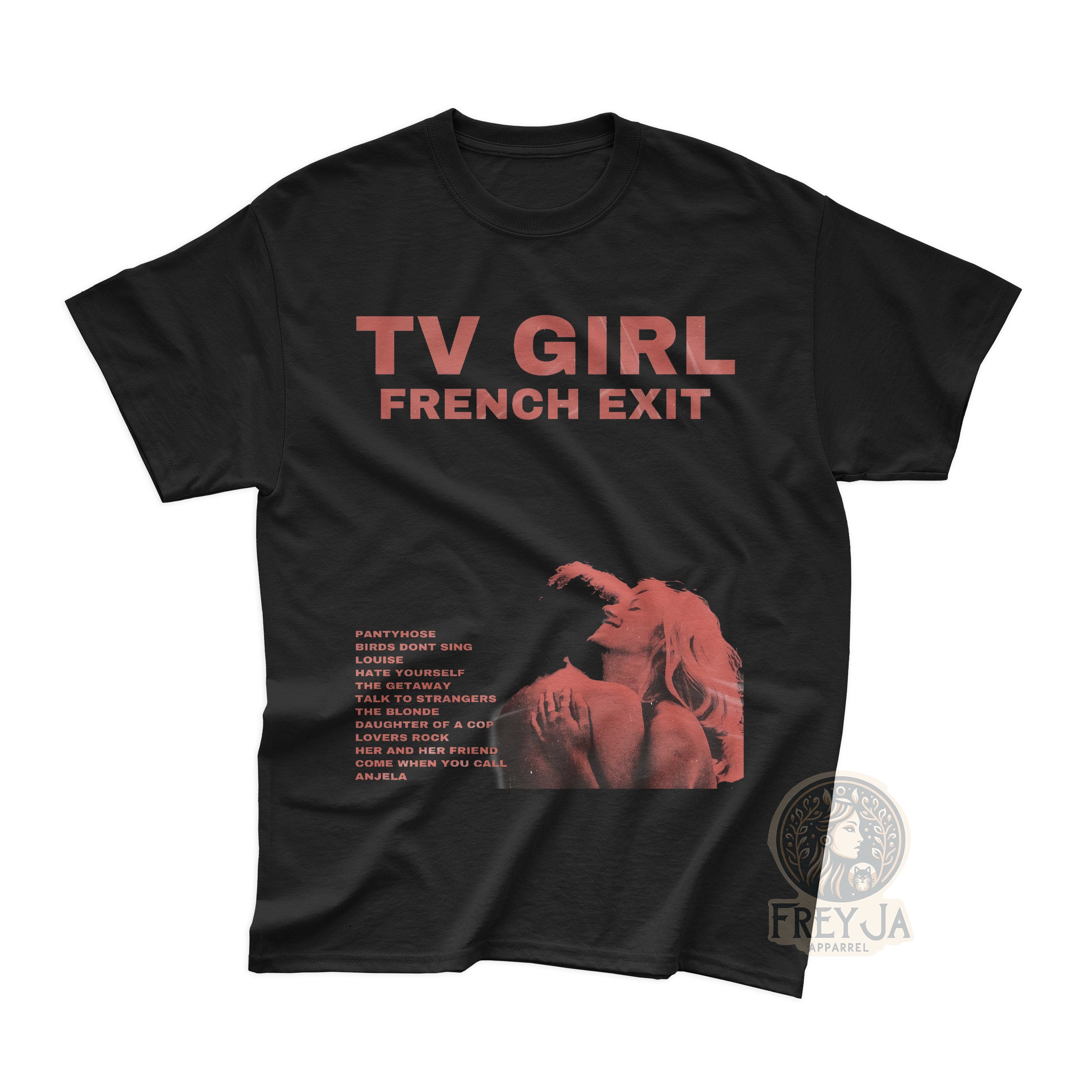 Exclusive TV Girl French Exit T-shirt - TV Girl Merchandise