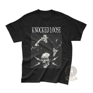 Knocked Loose T-shirt - Unisex musikbandsmerchandise - Metalcore-musikgåva - Konsertkläder - Rockmusik-t-shirt