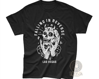 Falling In Reverse T-Shirt - Unisex Musik Band T-Shirt - Rockmusik Bekleidung Geschenk - Beliebtes Monster Album - Rocker Style Merch