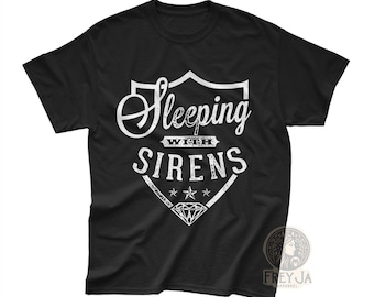 Camiseta "Durmiendo con sirenas" - Merchandising unisex de música rock - Camiseta de concierto de banda de metal