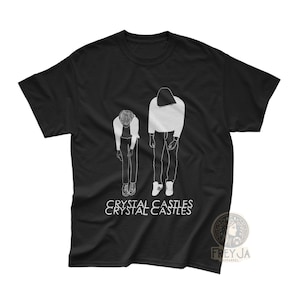 Crystal Castles Exclusive T-Shirt - Unisex Music Band Merch - Indie Music Apparel Gift - Edith Frances Tee