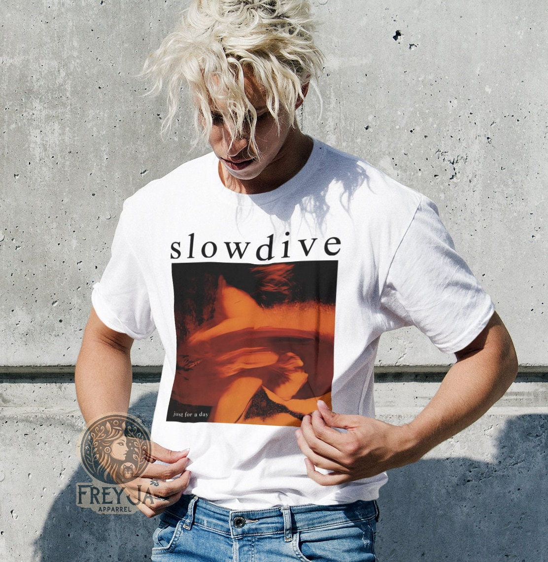 Slowdive限定Tシャツ - ユニセックスミュージックバンドTシャツ - Just