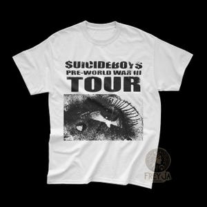 Suicideboys T-shirt - Unisex Rapmusik-T-shirt - Konserttröja - G59 Merch - Hip Musikfestivalturné - Urban Style Present