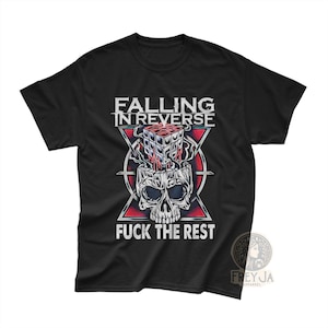 Falling In Reverse T-Shirt - Unisex Rock Music Band Merch - Post Hardcore Apparel Gift - Rocker Style Cotton Concert Tee