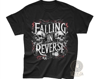 Falling in Reverse Vintage Unisex T-shirt Heavy Cotton Tee - Etsy